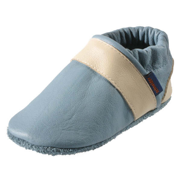 Basic-Puschen hellblau